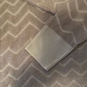 DAISY FUENTES woven chevron sweater